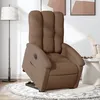 Image de vidaXL Fauteuil inclinable Ã©lectrique marron tissu