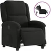Image de vidaXL Fauteuil inclinable Ã©lectrique Noir Tissu