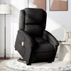 Image de vidaXL Fauteuil inclinable de massage Ã©lectrique Noir Tissu