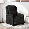 Image de vidaXL Fauteuil inclinable Ã©lectrique noir velours