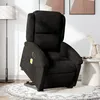 Image de vidaXL Fauteuil inclinable de massage Ã©lectrique noir velours