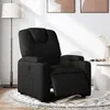 Image de vidaXL Fauteuil inclinable Ã©lectrique Noir Tissu
