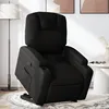 Image de vidaXL Fauteuil inclinable noir tissu