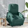 Image de vidaXL Fauteuil inclinable vert foncÃ© tissu