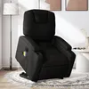 Image de vidaXL Fauteuil inclinable de massage Ã©lectrique Noir Tissu