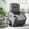 Image de vidaXL Fauteuil inclinable Ã©lectrique gris similicuir
