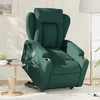 Image de vidaXL Fauteuil inclinable vert foncÃ© tissu