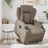 Image de Vidaxl Fauteuil Inclinable Ãlectrique Cappuccino Similicuir
