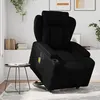 Image de vidaXL Fauteuil inclinable de massage Ã©lectrique noir similicuir