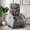Image de vidaXL Fauteuil inclinable taupe tissu