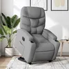 Image de vidaXL Fauteuil inclinable Ã©lectrique gris clair tissu