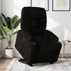 Image de vidaXL Fauteuil inclinable Ã©lectrique noir tissu