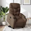 Image de vidaXL Fauteuil inclinable Ã©lectrique marron tissu
