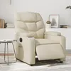 Image de vidaXL Fauteuil inclinable Ã©lectrique CrÃ¨me Similicuir