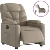 Image de Vidaxl Fauteuil Inclinable Ãlectrique Cappuccino Similicuir