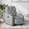 Image de vidaXL Fauteuil inclinable Ã©lectrique Gris clair Tissu
