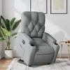 Image de vidaXL Fauteuil inclinable Ã©lectrique gris clair tissu
