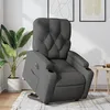 Image de vidaXL Fauteuil inclinable Ã©lectrique gris foncÃ© tissu