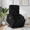 Image de vidaXL Fauteuil inclinable Ã©lectrique noir tissu