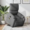 Image de vidaXL Fauteuil inclinable de massage Ã©lectrique Gris foncÃ© Tissu
