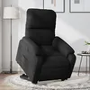Image de vidaXL Fauteuil inclinable Ã©lectrique noir tissu microfibre