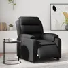 Image de vidaXL Fauteuil inclinable Ã©lectrique Noir Similicuir