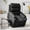 Image de vidaXL Fauteuil inclinable Ã©lectrique noir similicuir