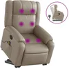 Image de Vidaxl Fauteuil Inclinable De Massage Cappuccino Similicuir