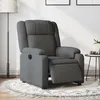 Image de vidaXL Fauteuil inclinable Ã©lectrique Gris foncÃ© Tissu