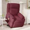 Image de vidaXL Fauteuil inclinable de massage Rouge bordeaux Tissu
