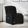 Image de vidaXL Fauteuil de massage inclinable Ã©lectrique Noir Tissu