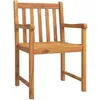 Image de Vidaxl Chaises De Jardin Lot De 6 56x55,5x90 Bois Massif D'acacia
