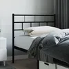 Image de vidaXL TÃªte de lit mÃ©tal noir 75 cm