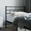 Image de vidaXL TÃªte de lit mÃ©tal noir 100 cm