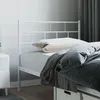 Image de vidaXL TÃªte de lit mÃ©tal blanc 80 cm