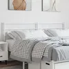 Image de vidaXL TÃªte de lit mÃ©tal blanc 180 cm