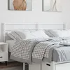 Image de vidaXL TÃªte de lit mÃ©tal blanc 193 cm