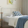 Image de vidaXL TÃªte de lit mÃ©tal blanc 90 cm