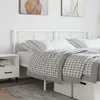 Image de vidaXL TÃªte de lit mÃ©tal blanc 180 cm