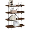 Image de vidaXL BibliothÃ¨que 4 niveaux chÃªne marron 100x33x145,5 cm