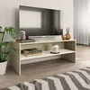 Image de vidaXL Table basse support chÃªne sonoma 100x51x40cm bois d'ingÃ©nierie