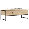 Image de Vidaxl Table Basse ChÃªne Sonoma 101x49x39,5 Cm Bois D'ingÃ©nierie