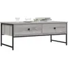 Image de vidaXL Table basse sonoma gris 101x49x39,5 cm bois d'ingÃ©nierie