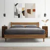 Image de Vidaxl Table Console Avec ÃtagÃ¨res ChÃªne FumÃ© 100x30x80 Cm