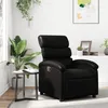 Image de vidaXL Fauteuil inclinable Noir Similicuir