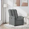 Image de vidaXL Fauteuil inclinable Gris foncÃ© Tissu