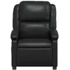 Image de Fauteuils VidaXL  Fauteuil  Inclinable Similicuir Noir P31599911