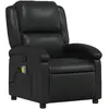 Image de Fauteuils VidaXL  Fauteuil  de massage inclinable en similicuir noir P31599680