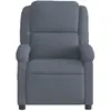 Image de Fauteuils VidaXL  Fauteuil  inclinable gris foncé velours P31599632