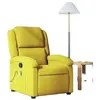 Image de Fauteuils VidaXL  Fauteuil de massage inclinable  jaune velours P31600322